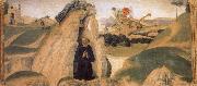 Francesco di Giorgio Martini Three Stories from the Life of St.Benedict oil painting on canvas